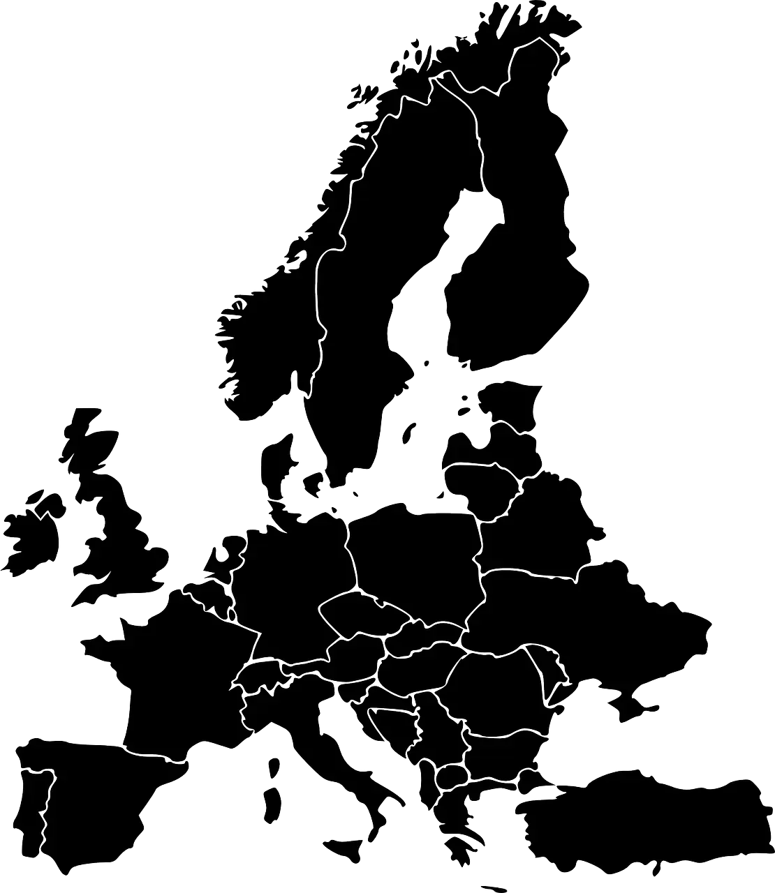 ヨーロッパ地図